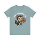Rage Consumes Me Vintage Cat Graphic Tee-  Heather Blue Lagoon / 3XL- Dulce Design Studio