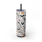 HALLOWEEN GHOSTS "3D" TUMBLER-  Matte / Black / 20oz- Dulce Design Studio