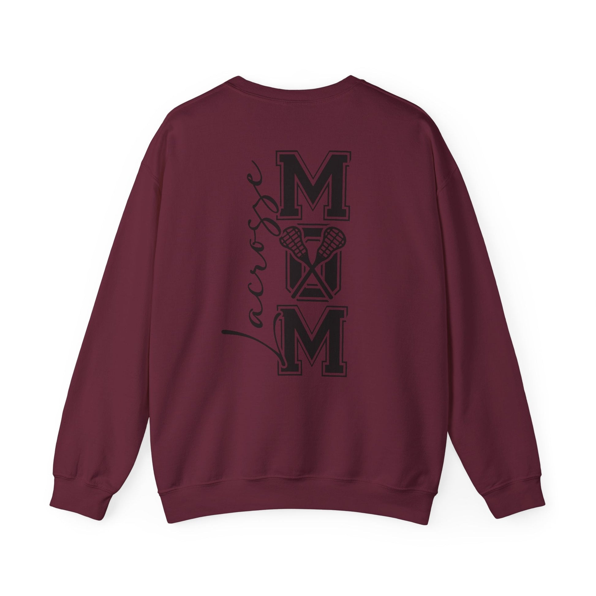 Lacrosse Mom Sweatshirt – Bold Front & Back Sports Design-  - Dulce Design Studio