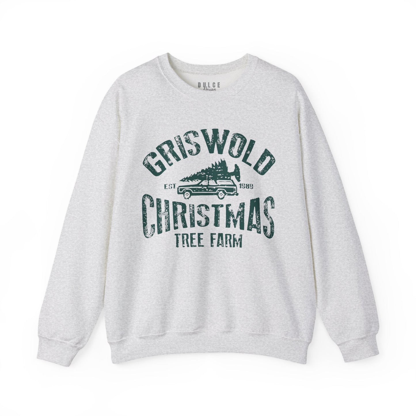 Griswold Christmas Tree Farm – Vintage Holiday Sweatshirt-  3XL / Ash- Dulce Design Studio