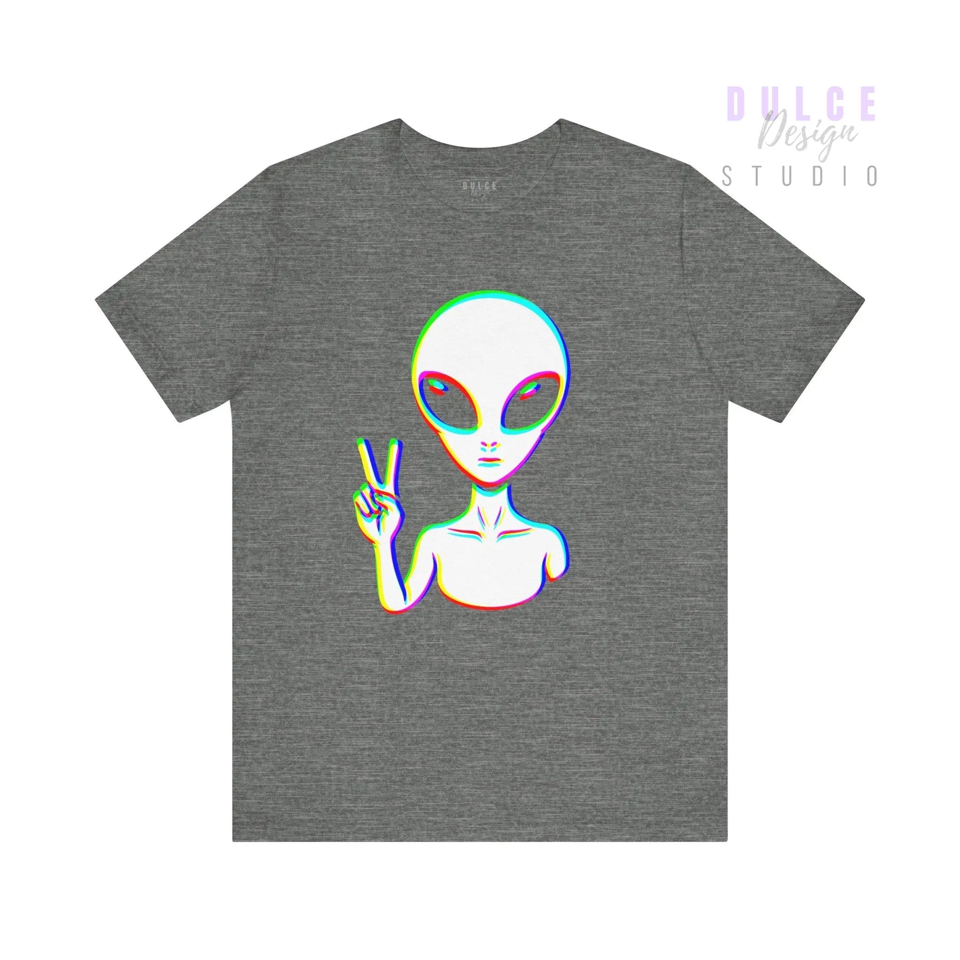 Glitch Alien T-Shirt — EDM Festival Rave Vibes - Dulce Design Studio