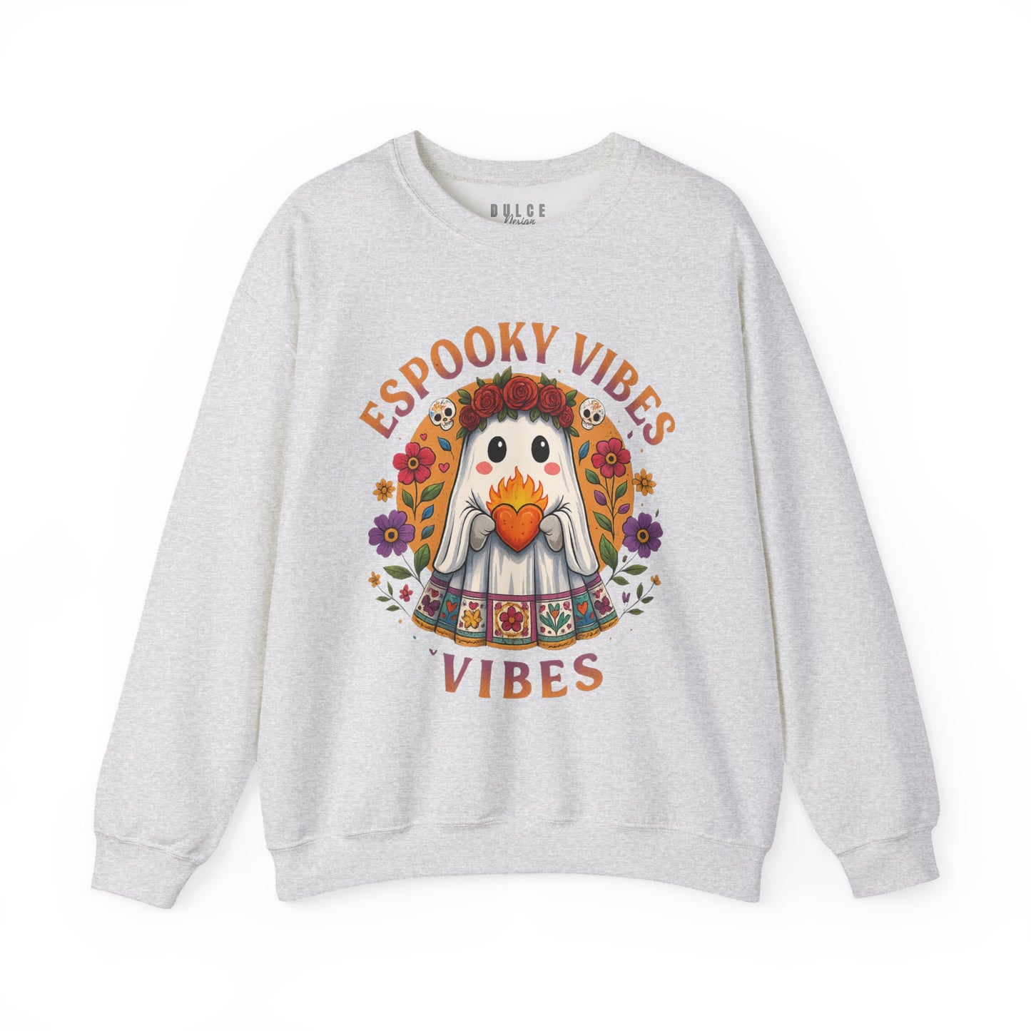 Espooky Vibes Sweatshirt – Cute Ghost Halloween Sweatshirt