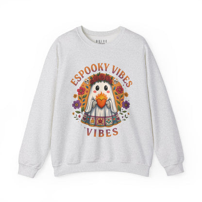Espooky Vibes Sweatshirt – Cute Ghost Halloween Sweatshirt