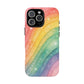 Rainbow Drift Phone Case – Pastel Wave Tough Case