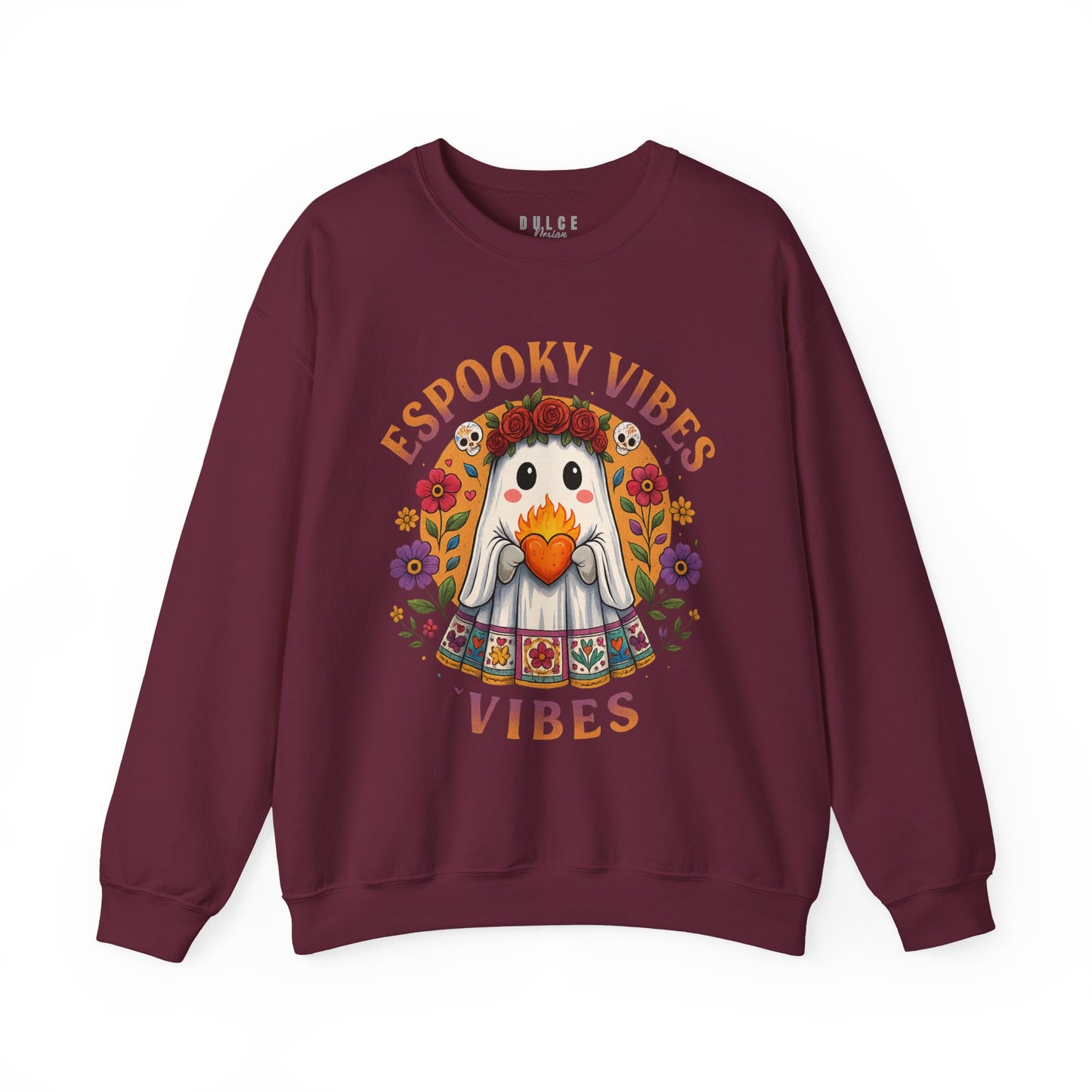 Espooky Vibes Sweatshirt – Cute Ghost Halloween Sweatshirt