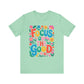 Focus on the Good Shirt – Colorful Positive Quote Tee-  Heather Mint / 3XL- Dulce Design Studio