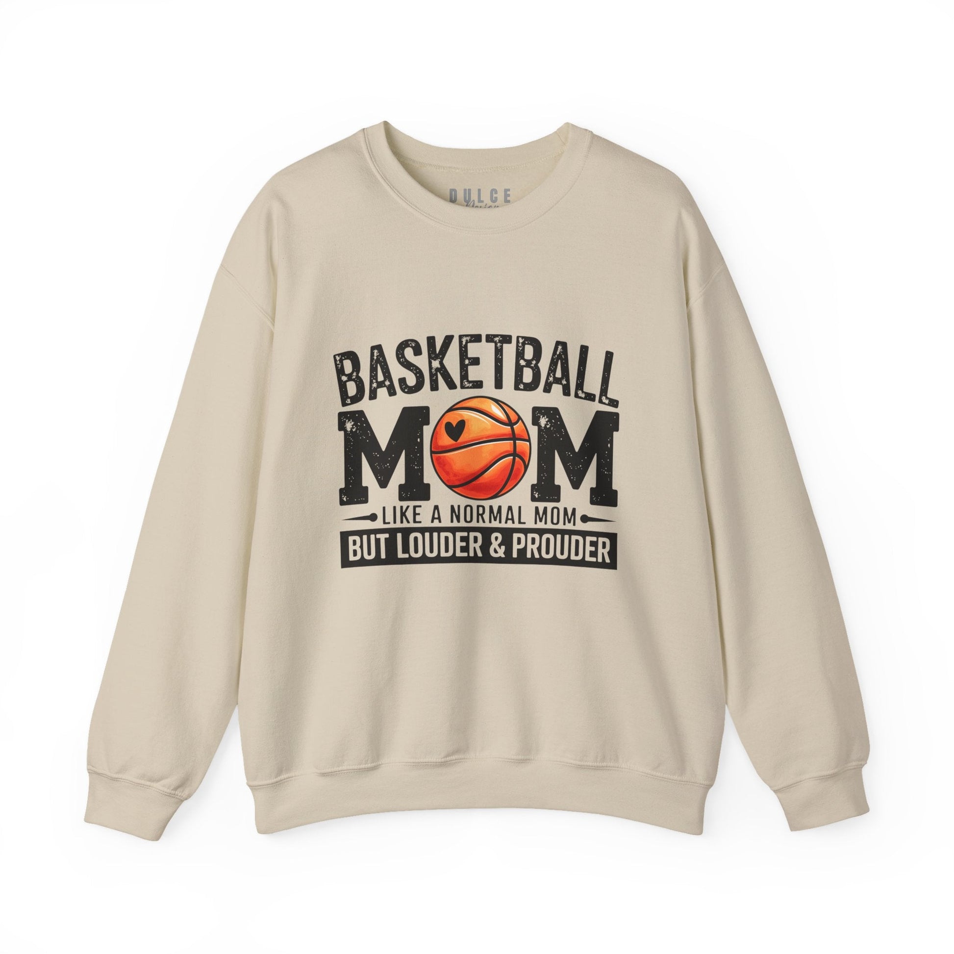 Basketball Mom Sweatshirt – louder and prouder sports parent pullover-  - Dulce Design Studio