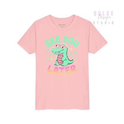 See You Later – Cool Alligator Kids Tee - Dulce Design Studio