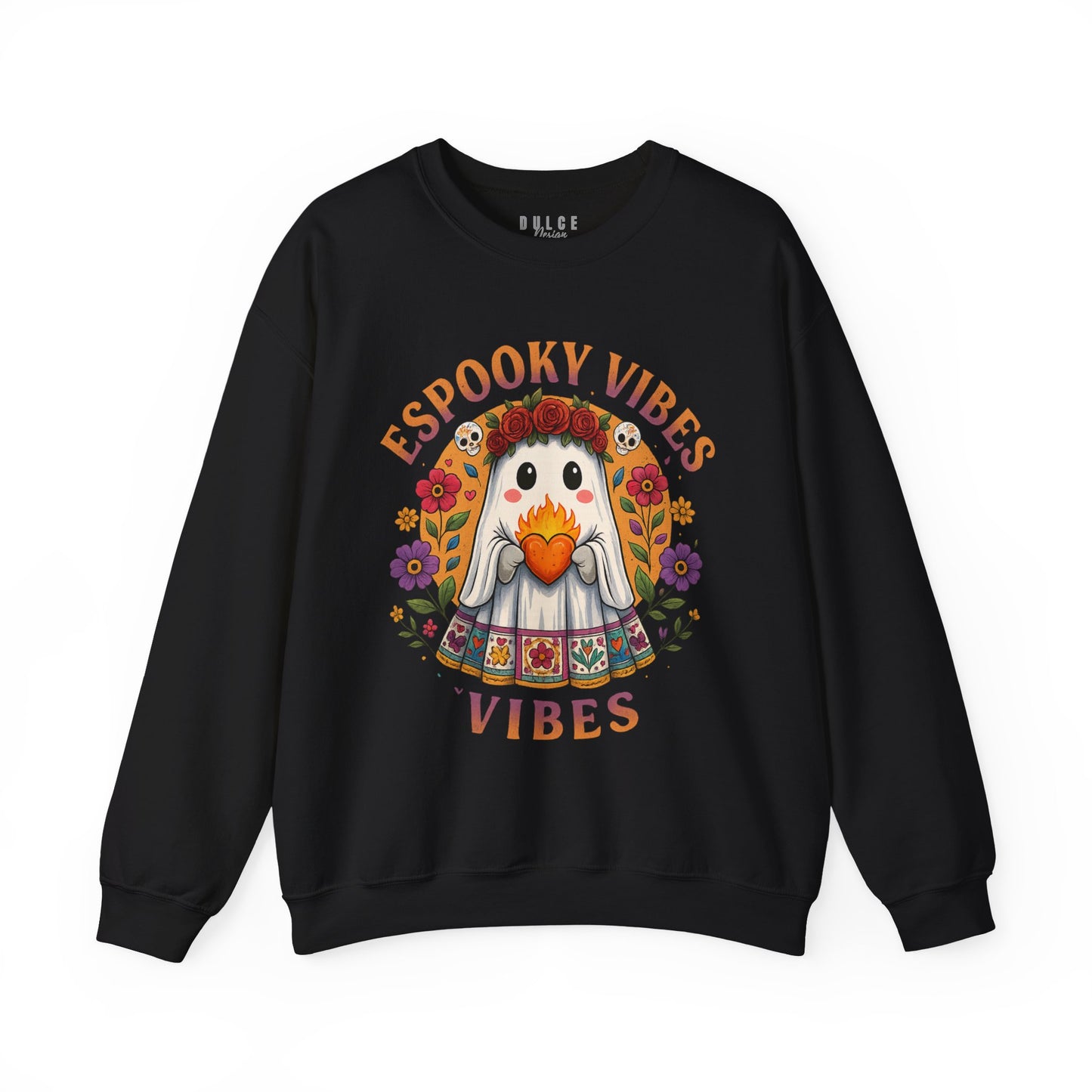 Espooky Vibes Sweatshirt – Cute Ghost Halloween Sweatshirt