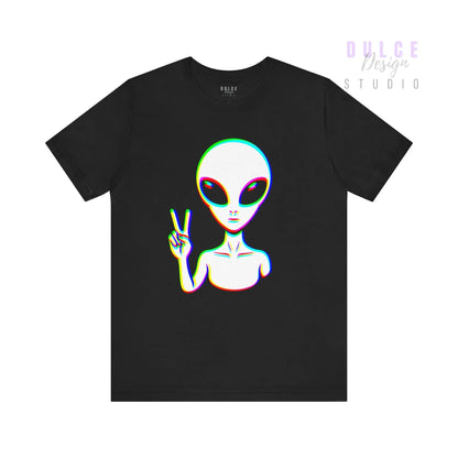 Glitch Alien T-Shirt — EDM Festival Rave Vibes - Dulce Design Studio