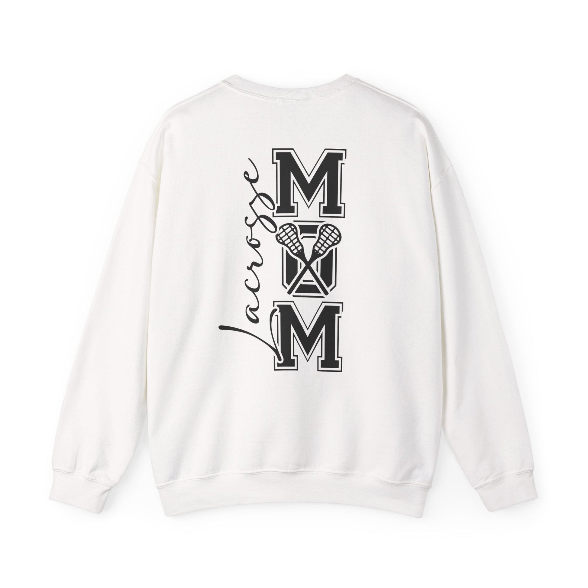 Lacrosse Mom Sweatshirt – Bold Front & Back Sports Design-  - Dulce Design Studio