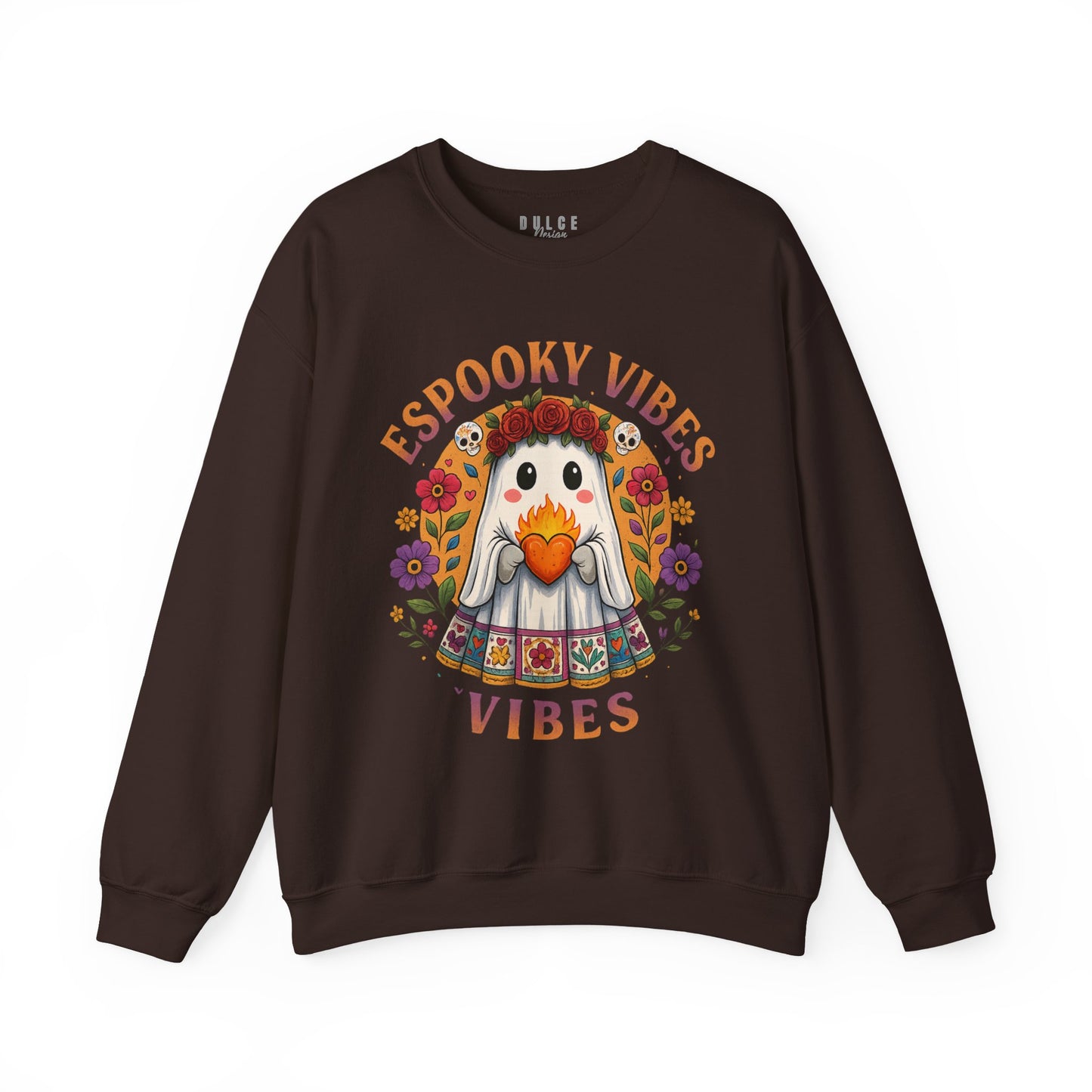Espooky Vibes Sweatshirt – Cute Ghost Halloween Sweatshirt