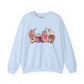 Dog Mom Sweatshirt – Cozy Coffee & Paw Print Pullover-  - Dulce Design Studio