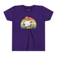 SKATEBOARDING GHOST HALLOWEEN UNISEX YOUTH TEE - COOL & SPOOKY T-SHIRT FOR KIDS-  Team Purple / XL- Dulce Design Studio