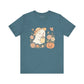 Cute Ghost Shirt – Fall Lemonade Halloween Tee-  Heather Deep Teal / 3XL- Dulce Design Studio