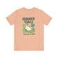 Summer Vibes Duck Shirt – Too Hot to Move-  Heather Peach / 3XL- Dulce Design Studio