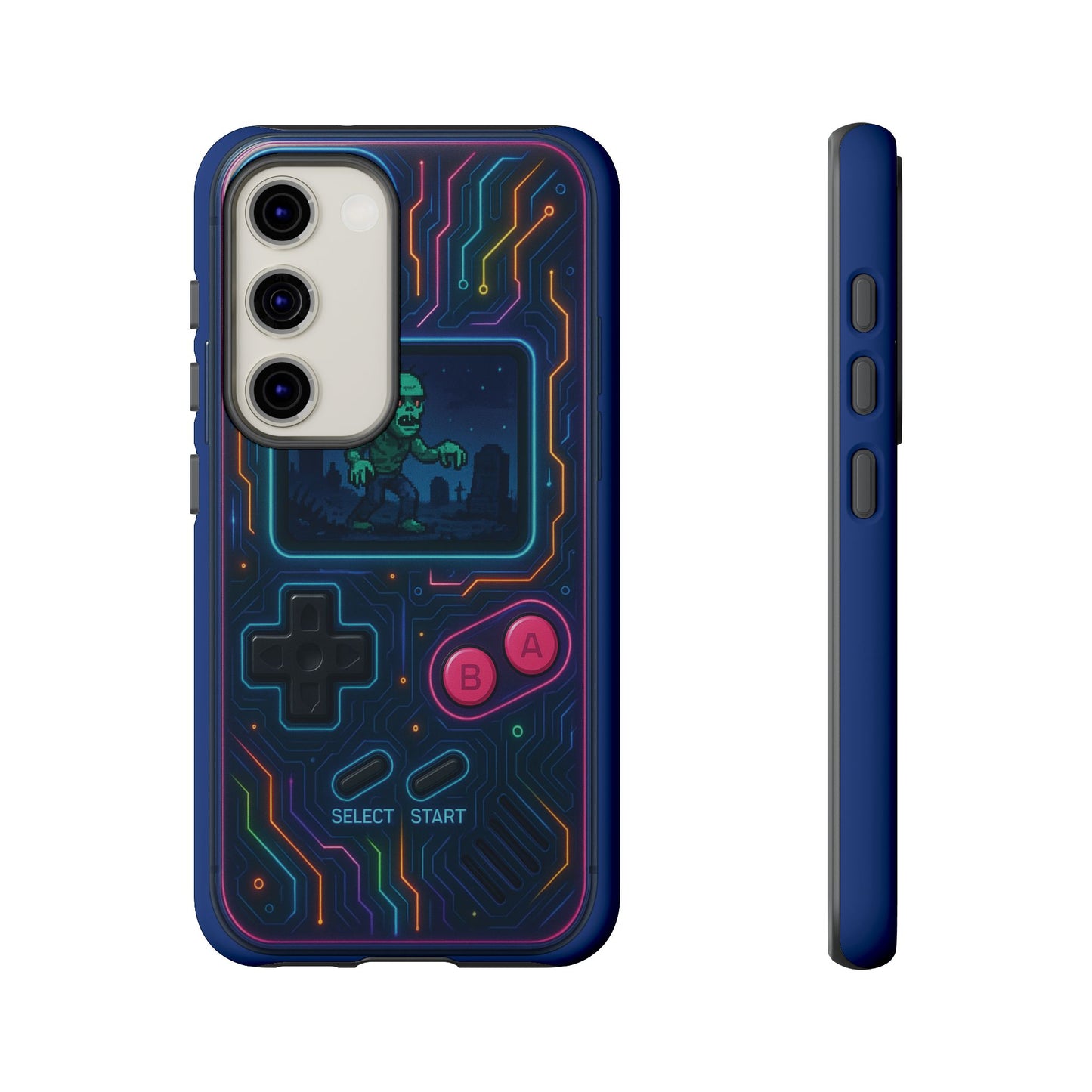 Zombie Pixel Panic – Retro Gamer Phone Case (Tough Phone Case)
