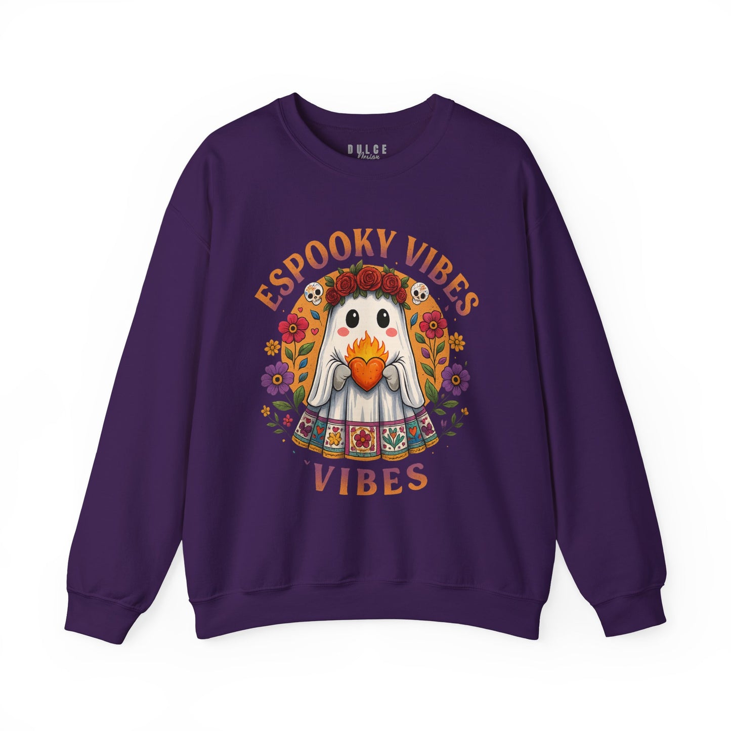 Espooky Vibes Sweatshirt – Cute Ghost Halloween Sweatshirt