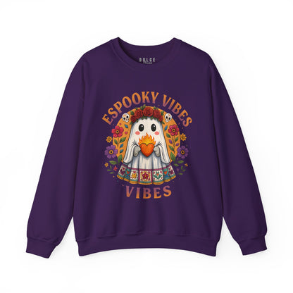 Espooky Vibes Sweatshirt – Cute Ghost Halloween Sweatshirt