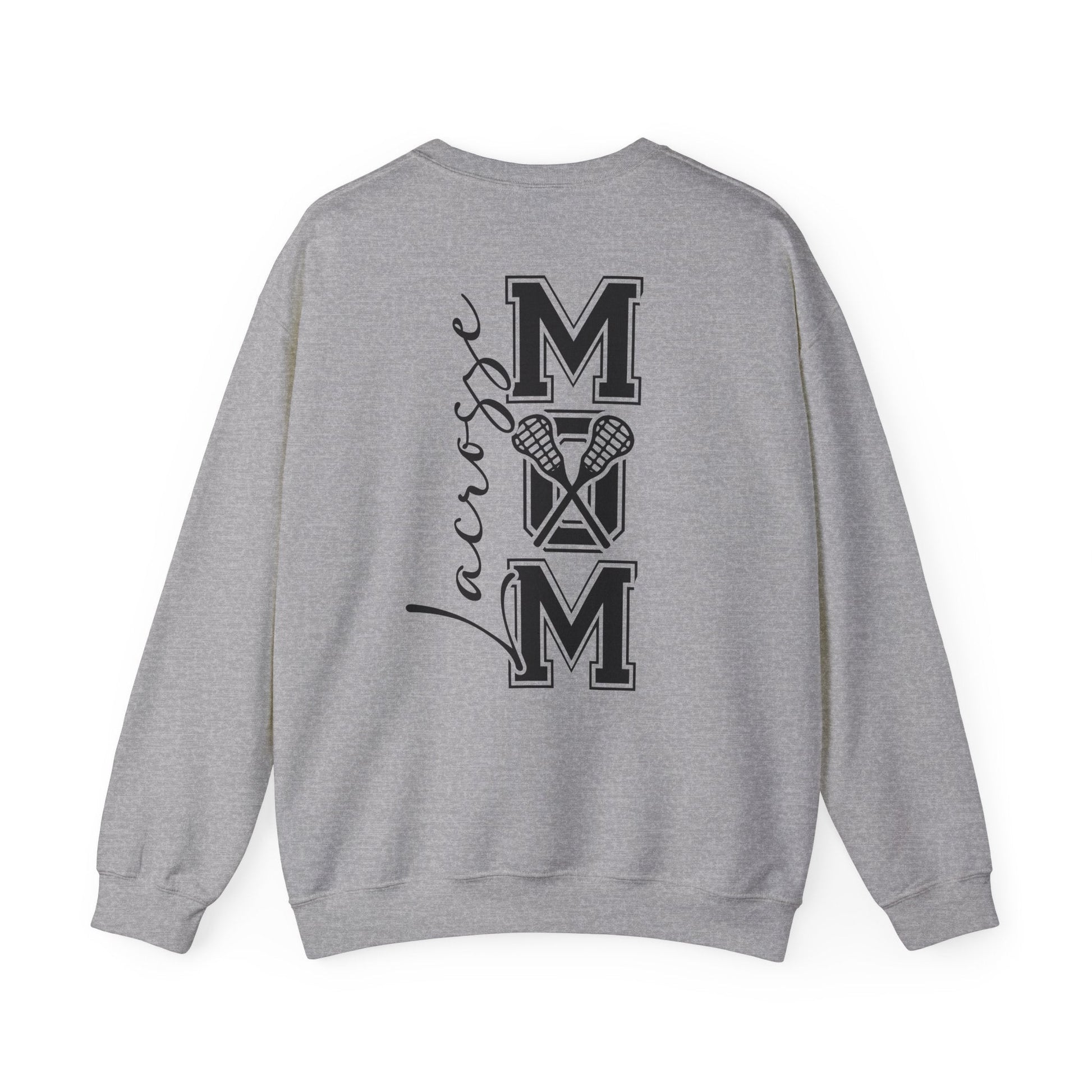 Lacrosse Mom Sweatshirt – Bold Front & Back Sports Design-  - Dulce Design Studio