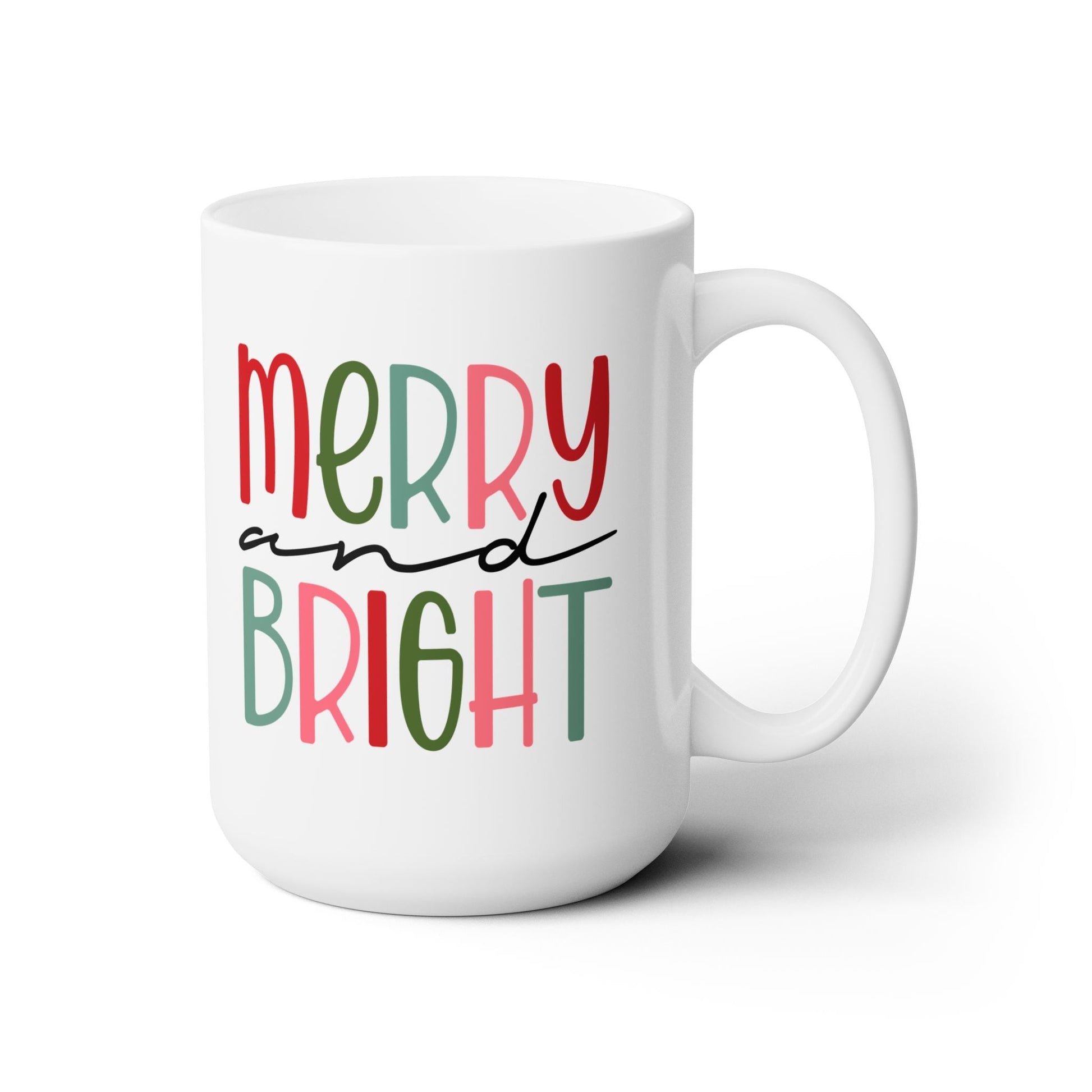 MERRY & BRIGHT 15oz MUG-  15oz- Dulce Design Studio