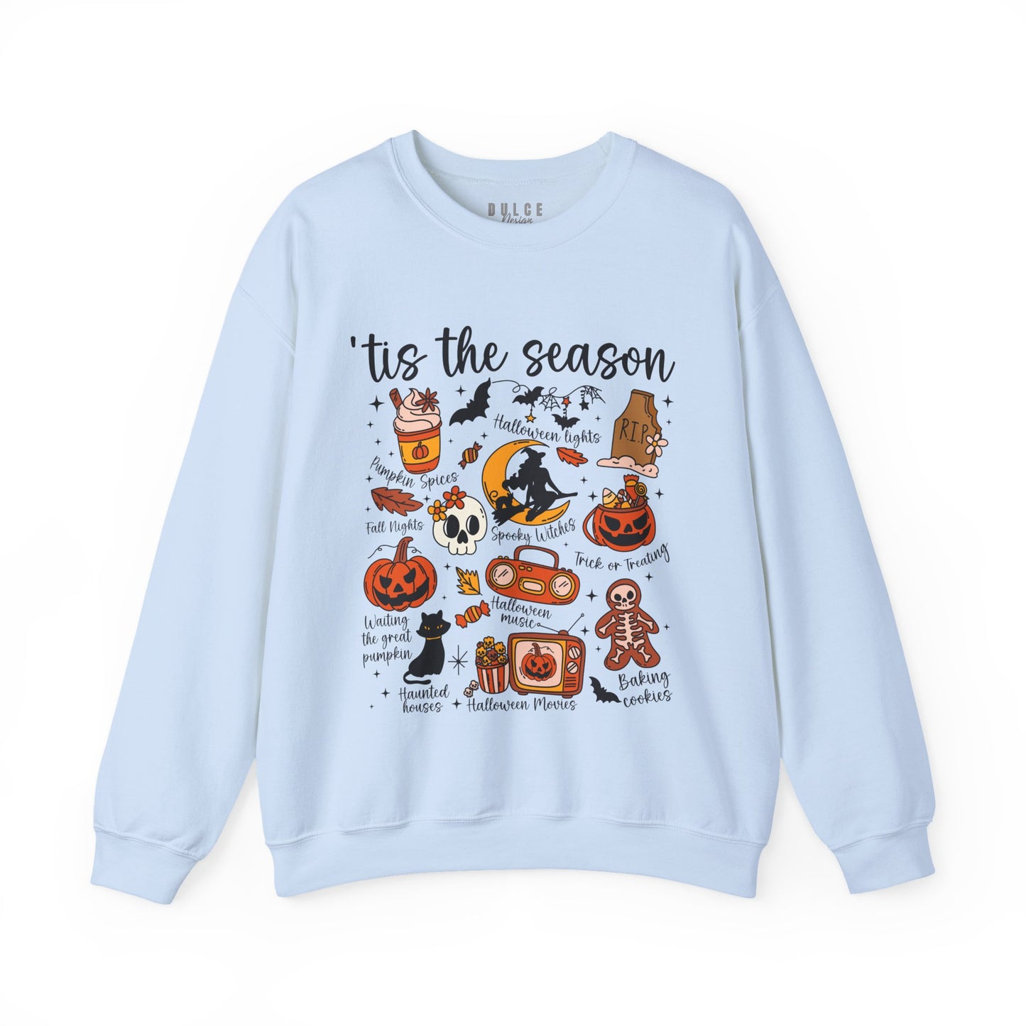 Halloween Doodles Sweatshirt – Cute & Cozy Fall Vibes