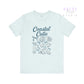 Coastal Cutie Graphic Tee – Beachy Shell & Bow Design -  Heather Ice Blue / 3XL Dulce Design Studio