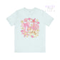 Girly Coastal Vibes – Pastel Shells, Bows & Daisies Tee -   Dulce Design Studio
