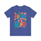 Focus on the Good Shirt – Colorful Positive Quote Tee-  Heather True Royal / 3XL- Dulce Design Studio