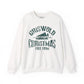 Griswold Christmas Tree Farm vintage holiday sweatshirt in festive green and white design