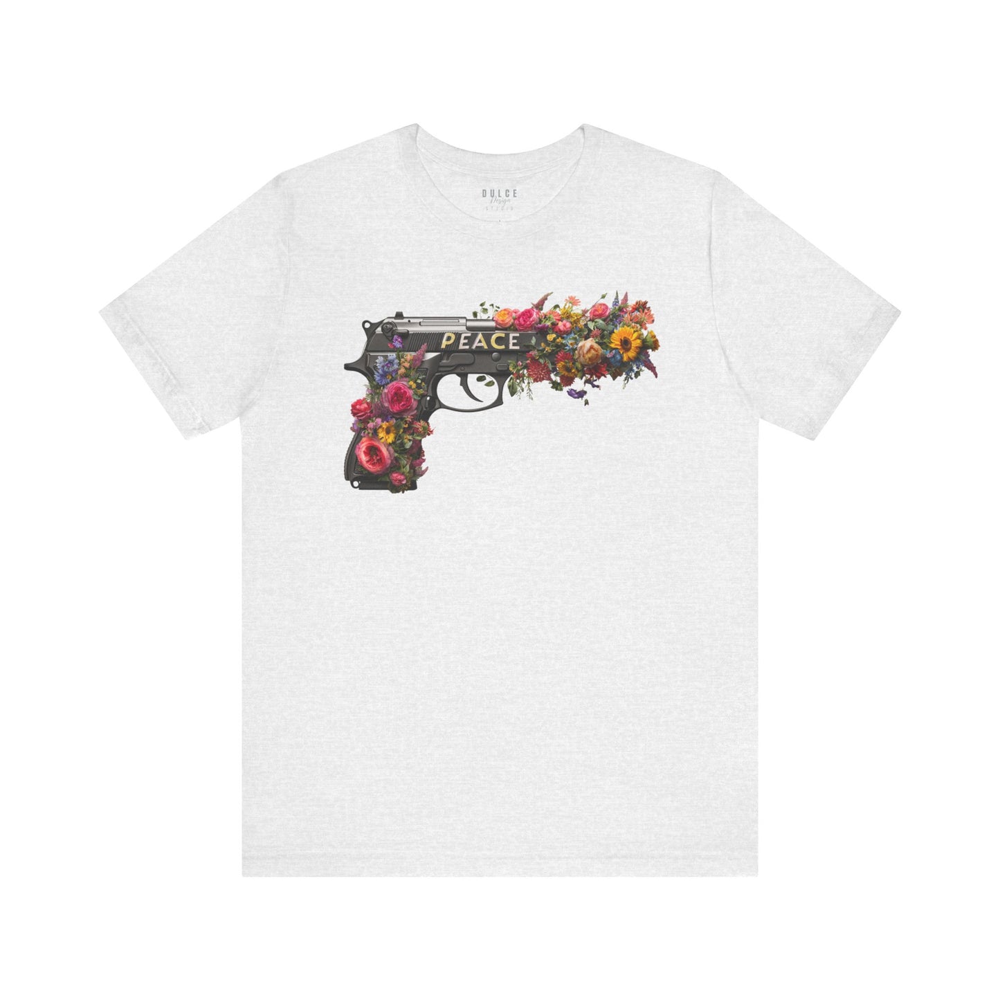 Peace In Bloom Shirt – Floral Weapon Graphic Tee