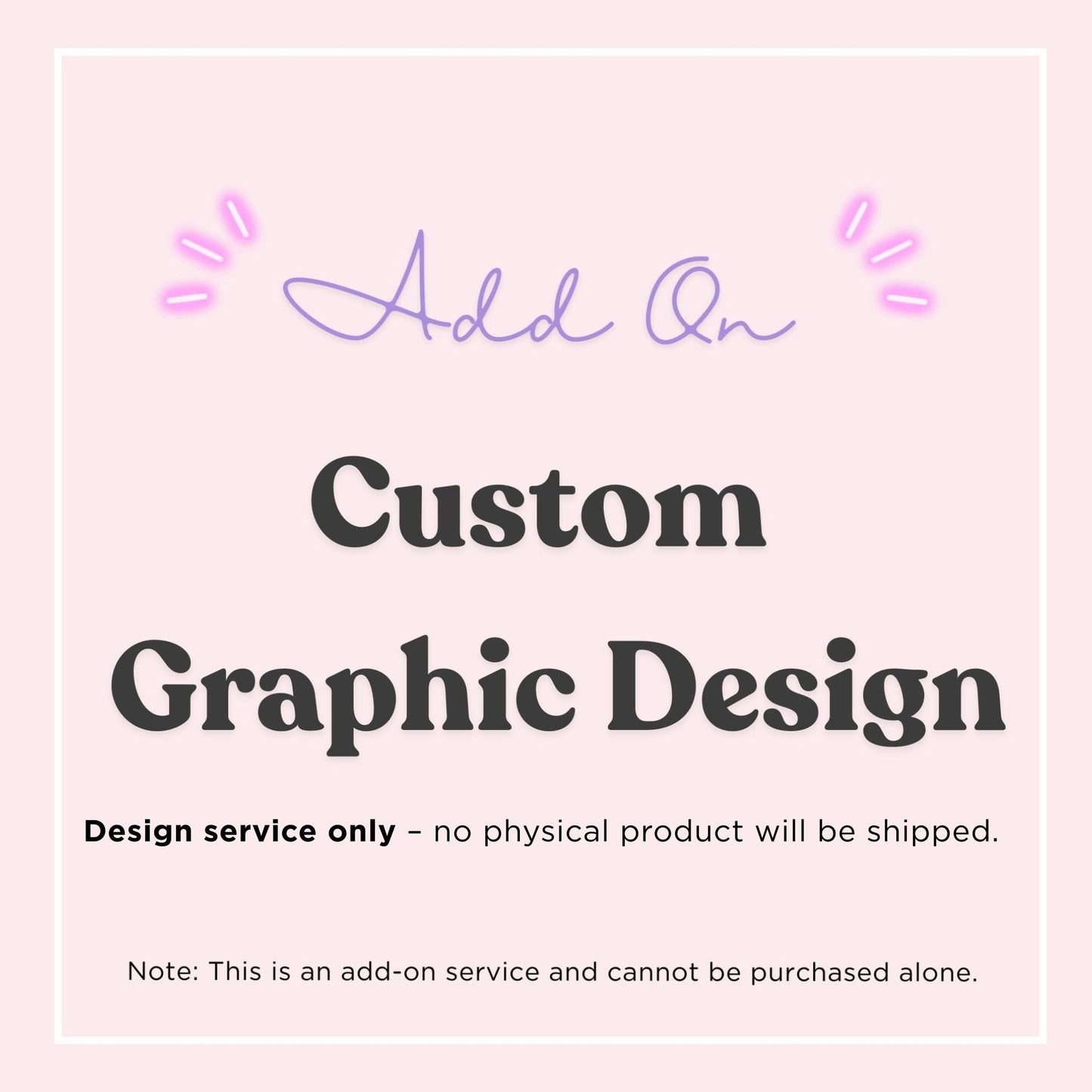 Custom Graphic Design Add-On – Personalized Layout Service - Dulce Design Studio