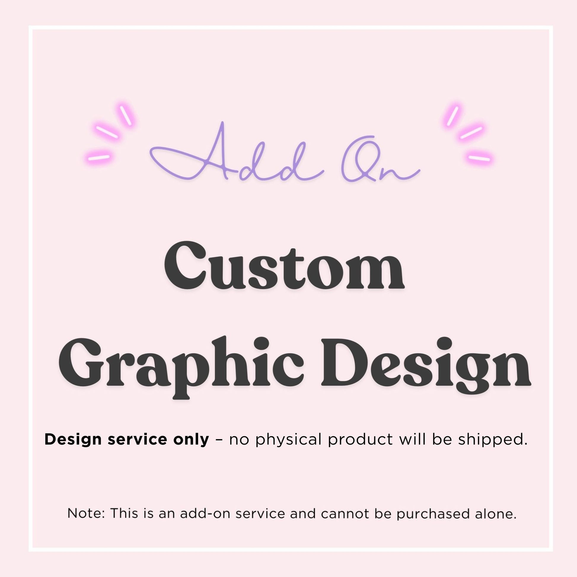 Custom Graphic Design Add-On – Personalized Layout Service - Dulce Design Studio
