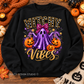 Witchy Vibes Halloween Crewneck Sweatshirt