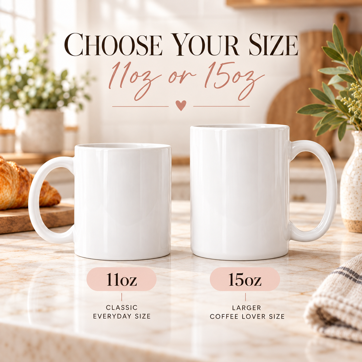 Custom Coffee Mug – Personalized 11oz or 15oz