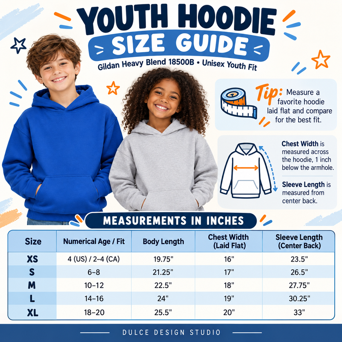 Custom Youth Hoodie – Personalized Kids Text Hoodie
