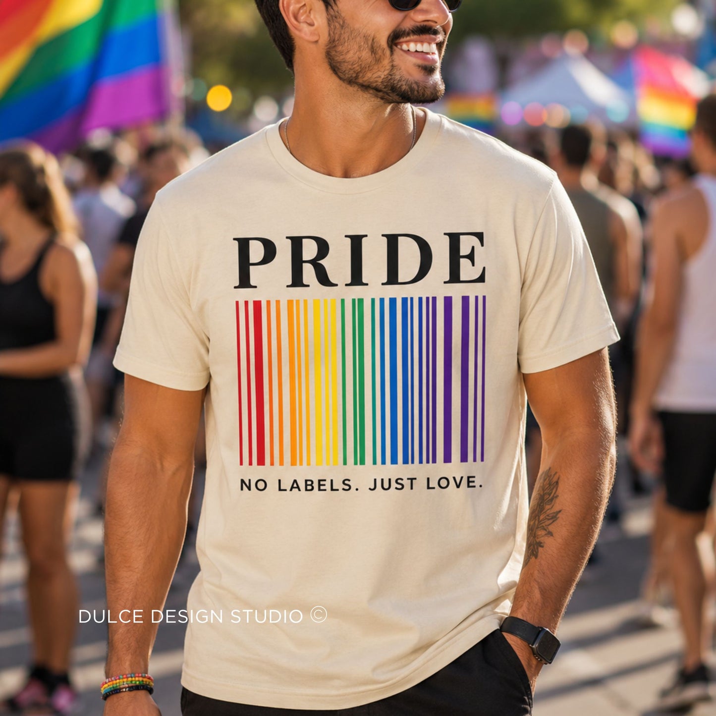 Pride No Labels Just Love Tee