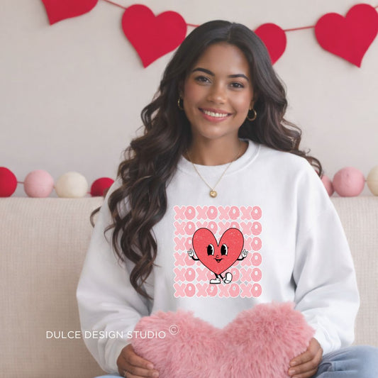 XOXO Heart – Cute Valentine  Sweatshirt