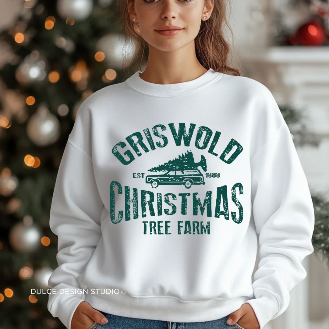 Griswold Christmas Tree Farm – Vintage Holiday Sweatshirt