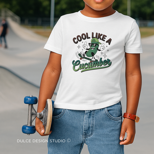Cool Like a Cucumber – Kids Graphic Tee