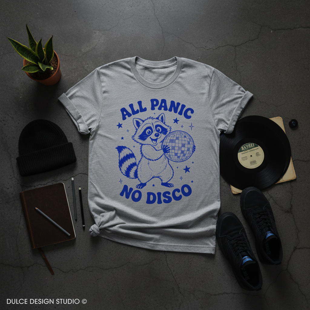 All Panic No Disco - Flat Lay Ash