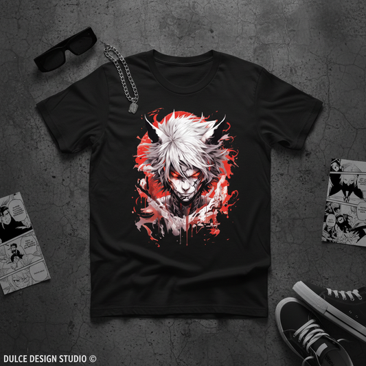 Anime Demon Black Flat Lay CC1717