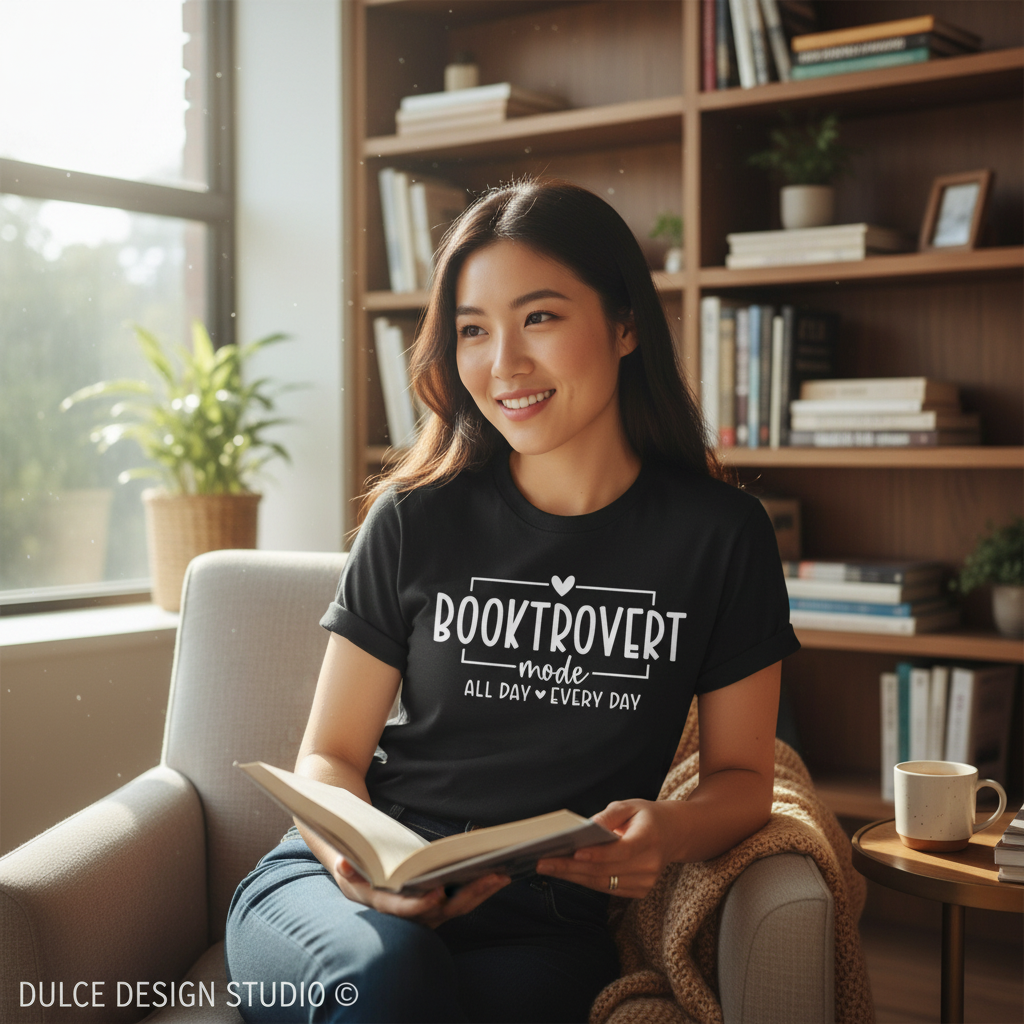 Asian Woman in Black Tee