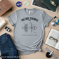 Athletic Heather Valerie Thomas Illusion Transmitter Tee Flat Lay