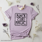 Black Girl Magic Heather Prism Lilac Flat Lay