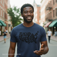 BLACK HISTORY IS AMERICAN HISTORY navy shirt mockup