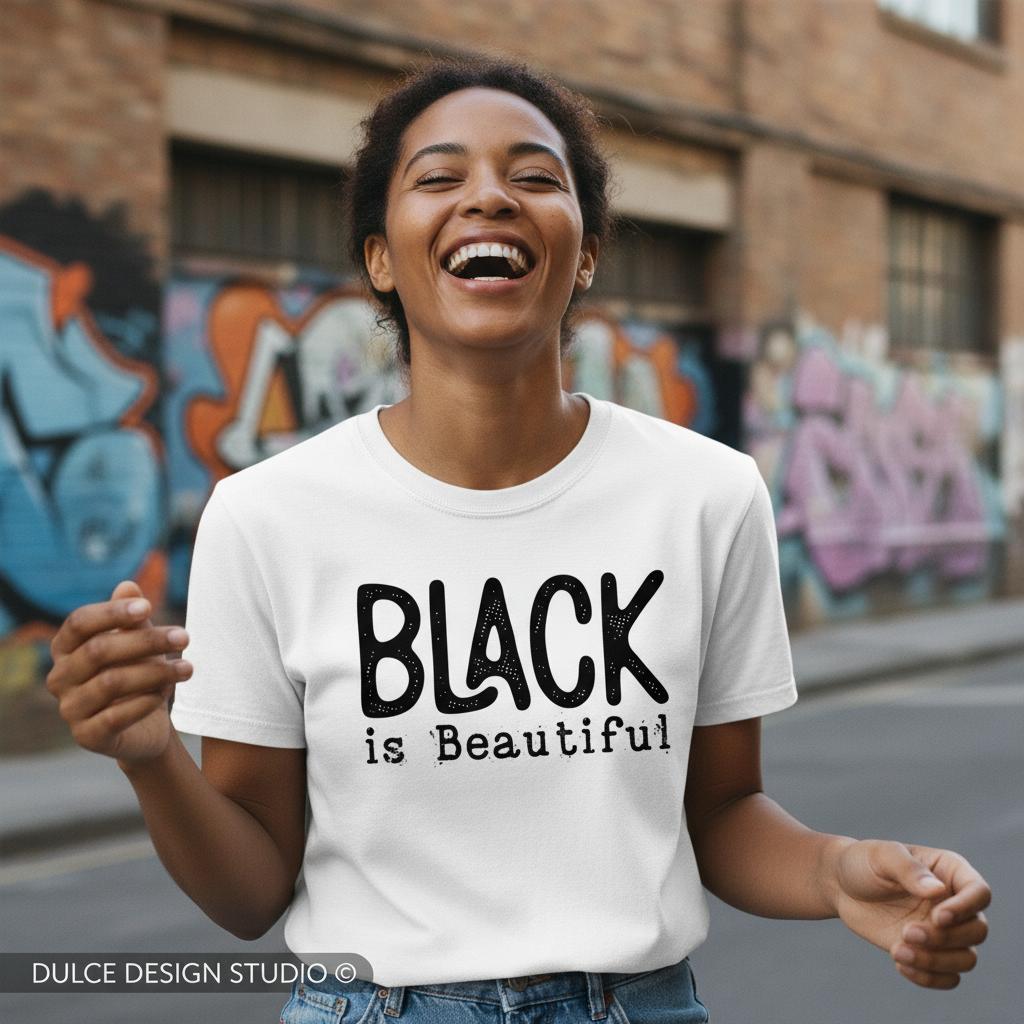 BLACK is Beautiful spontaneous mockup
