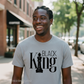 BLACK King gray shirt mockup