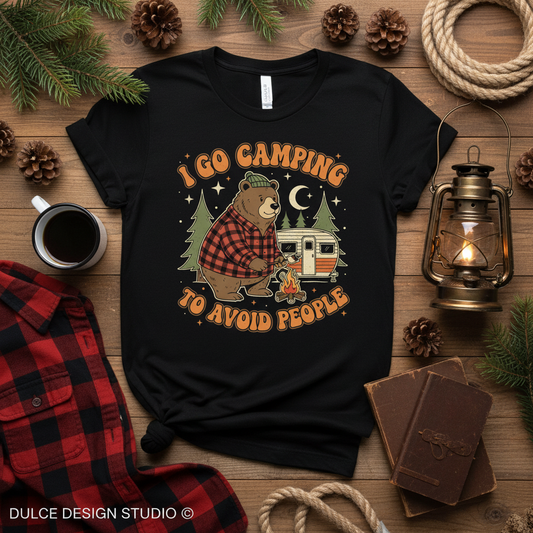 Camping Flat Lay Mockup