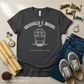 Charcoal Granville T. Woods Railway Telegraphy Tee Flat Lay